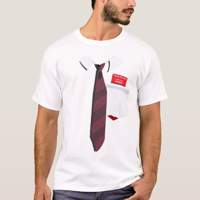 Camiseta Shaun de los muertos "usted tiene rojo en usted". (Anverso)