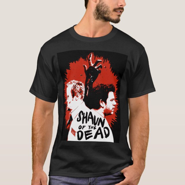 Camiseta Shaun of the dead Poster funny friend (Anverso)