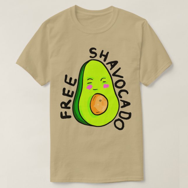 Camiseta shavocado libre (Diseño del anverso)