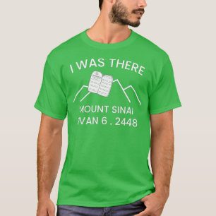 Camiseta Shavuot Matan orah Yo estuve aquí Monte Sinai 10 c