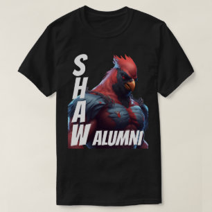 Camiseta SHAW ALUMNI T-Shirt Text on Back Design 3