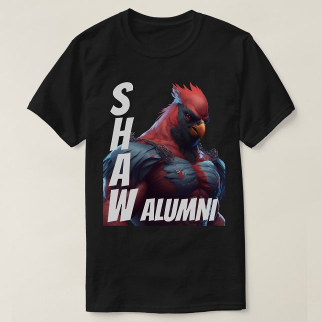 Camiseta SHAW ALUMNI T-Shirt Text on Back Design 3 (Diseño del anverso)