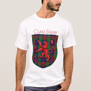 Camiseta Shaw Tartan Scottish Plaid Lion Rampant