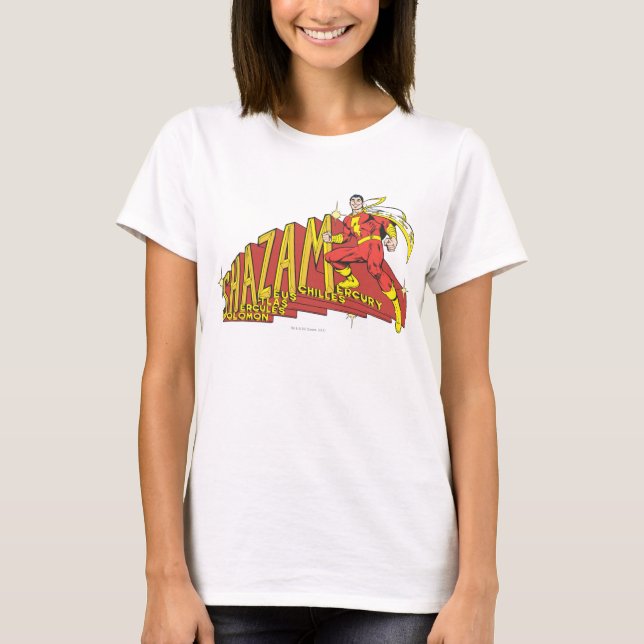 Camiseta Shazam Acronym (Anverso)