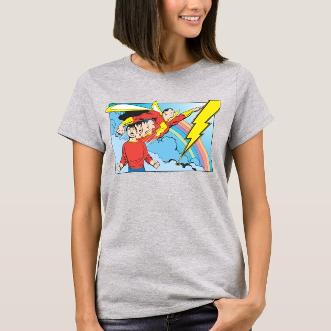 Camiseta SHAZAM/Billy Batson (Anverso)