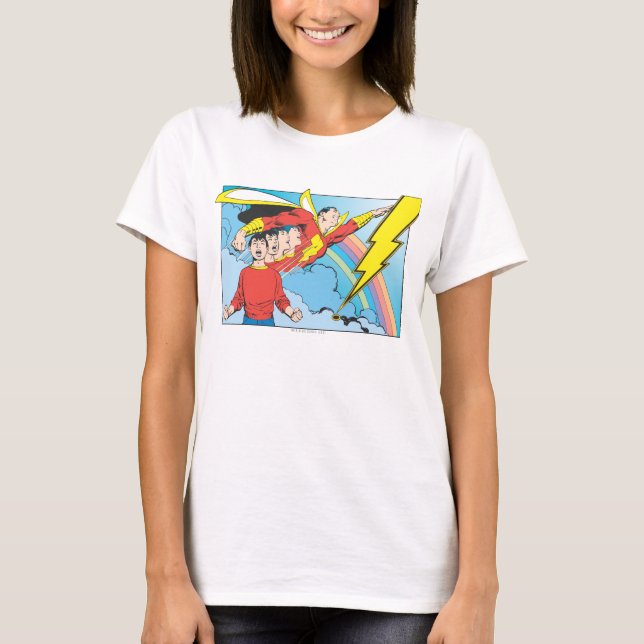 Camiseta SHAZAM/Billy Batson (Anverso)