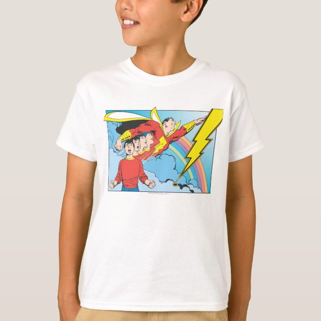 Camiseta SHAZAM/Billy Batson (Anverso)