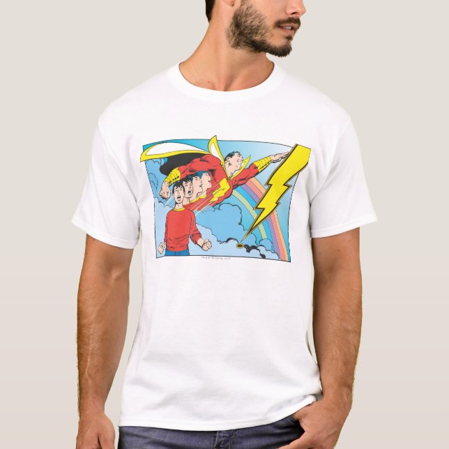 Camiseta SHAZAM/Billy Batson (Anverso)