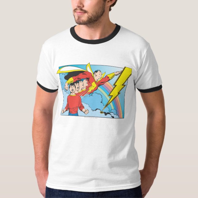 Camiseta SHAZAM/Billy Batson (Anverso)