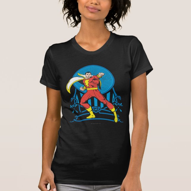 Camiseta SHAZAM en la lucha (Anverso)
