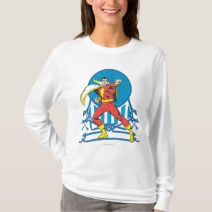 Camiseta SHAZAM en la lucha
