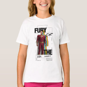 Camiseta ¡SHAZAM! Furia de los dioses   Arte estilo álbum r