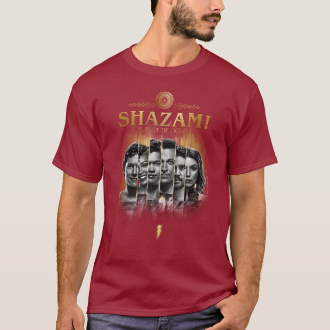 Camiseta ¡SHAZAM! Furia de los dioses | Barras fotográficas (Anverso)
