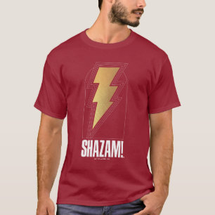 Camiseta ¡SHAZAM! Furia de los dioses   Insignia Lightning