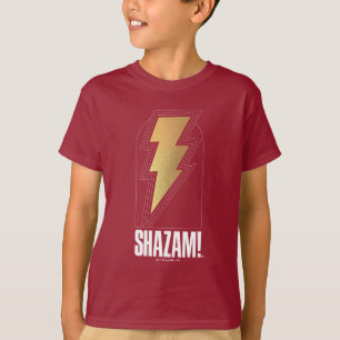 Camiseta ¡SHAZAM! Furia de los dioses   Insignia Lightning 