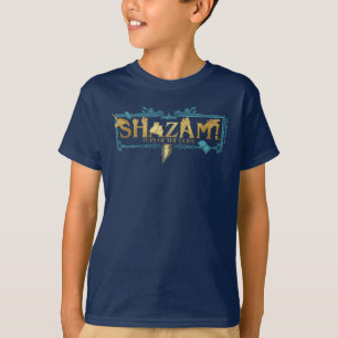 Camiseta ¡SHAZAM! Furia de los dioses   Logotipo mítico
