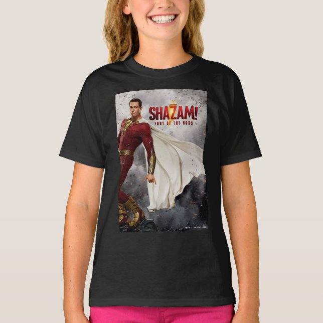 Camiseta ¡SHAZAM! Furia de los dioses | Poster de cine suel (Anverso)
