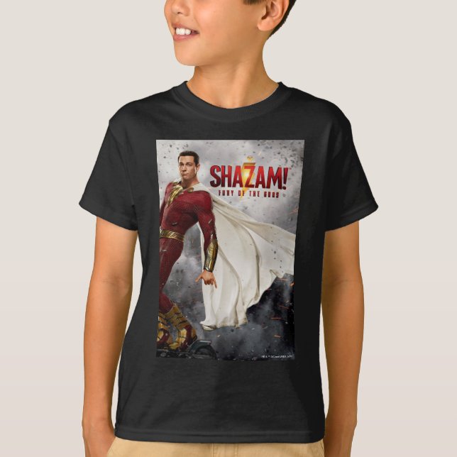 Camiseta ¡SHAZAM! Furia de los dioses | Poster de cine suel (Anverso)