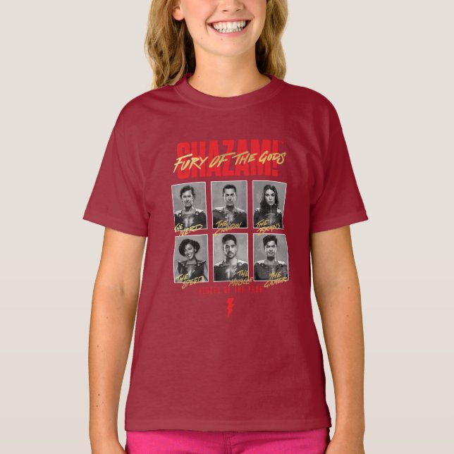 Camiseta ¡SHAZAM! Furia de los dioses | SHAZAMily Yearbook (Anverso)