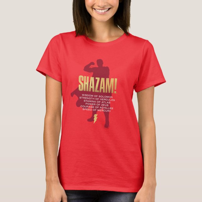 Camiseta ¡SHAZAM! Furia de los dioses | Silueta flexible (Anverso)