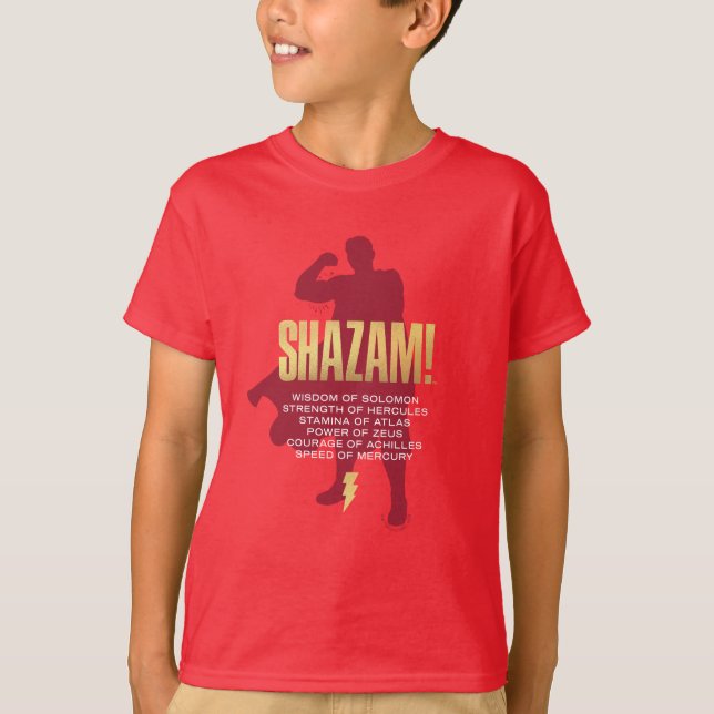 Camiseta ¡SHAZAM! Furia de los dioses | Silueta flexible (Anverso)