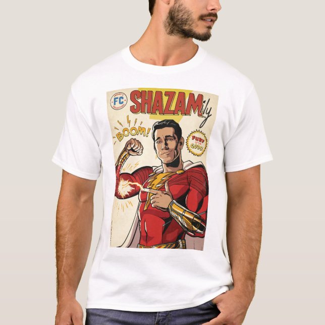Camiseta ¡SHAZAM! Furia de los dioses | Tapa de SHAZAMily C (Anverso)