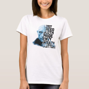 Camiseta ¡SHAZAM!   Gráfico de Dr. Sivana Seven Morly Sins