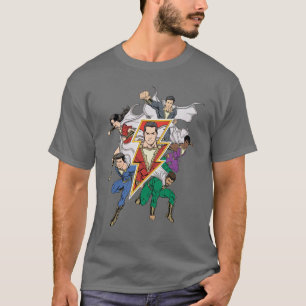 Camiseta ¡SHAZAM! gráfico de la familia del Shazam