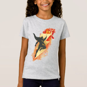 Camiseta ¡SHAZAM! gráfico del tigre y del relámpago del 