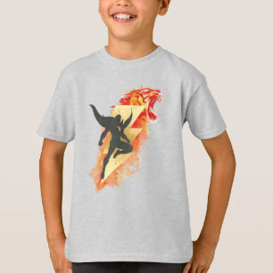 Camiseta ¡SHAZAM! gráfico del tigre y del relámpago del