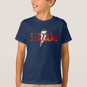 Camiseta ¡SHAZAM!   Logotipo teatral