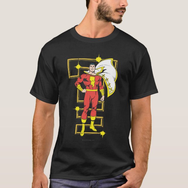 Camiseta SHAZAM Poses (Anverso)