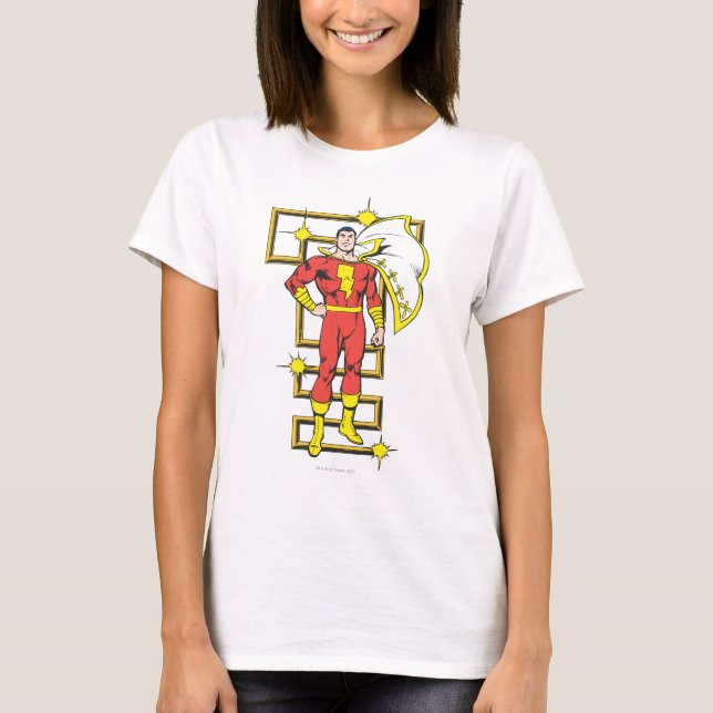 Camiseta SHAZAM Poses (Anverso)