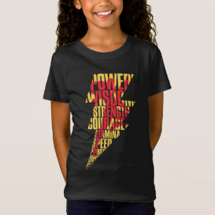 Camiseta ¡SHAZAM!   Shazam Abilities Lightning Graphic