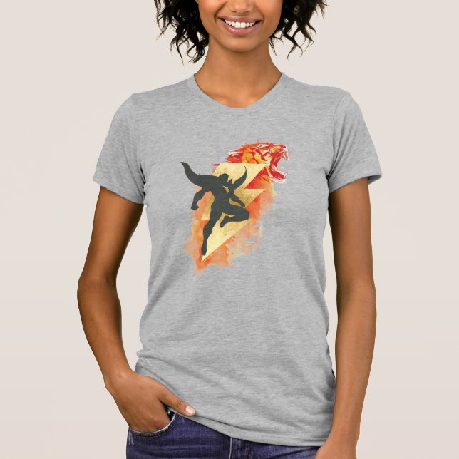 Camiseta ¡SHAZAM! | Shazam Tiger & Lightning Graphic (Anverso)