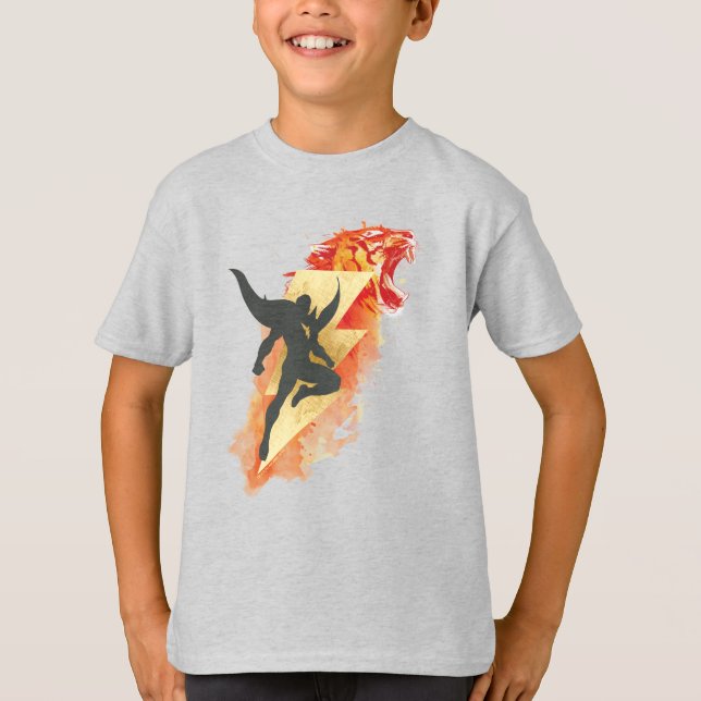 Camiseta ¡SHAZAM! | Shazam Tiger & Lightning Graphic (Anverso)