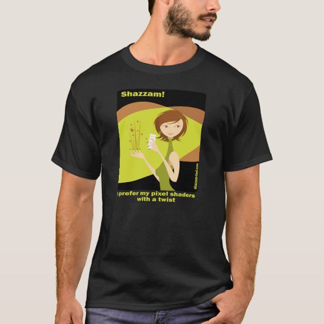 Camiseta Shazzam con una torsión (Anverso)