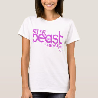 Camiseta She Beast Pink Long Sleeve