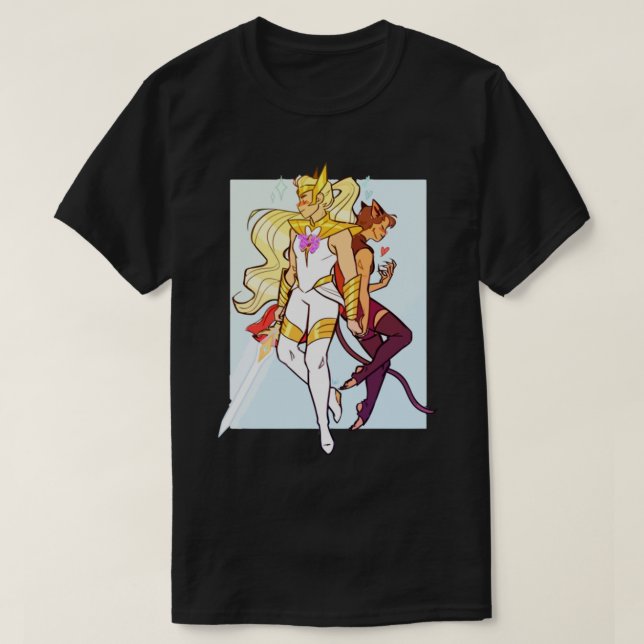 Camiseta she catra Pegatina (Diseño del anverso)