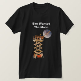 Camiseta She Wanted the Moon Black T-Shirt