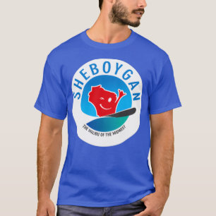 Camiseta Sheboygan El Malibu de la Circular del Medio Oeste