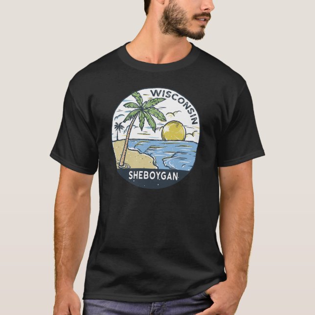 Camiseta Sheboygan Wisconsin Vintage (Anverso)