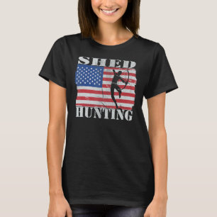 Camiseta Shed Hunter Por Patriot Deer, Whitetail, Elks, Ant