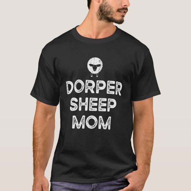 Camiseta Sheep Farmer Dad Father - Breeder Dorper Sheep_2 (Anverso)