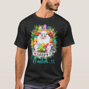 Camiseta Sheep In Easter Eggs Basket Cute Bunnies Happy Eas