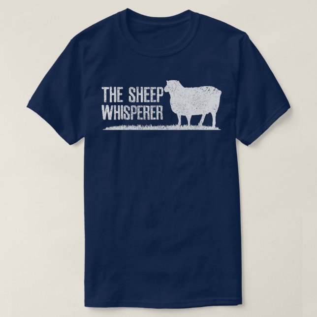 Camiseta Sheep Whisperer - Funny Farming Farm Animal Farmer (Diseño del anverso)