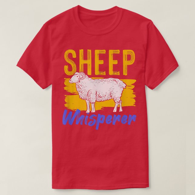 Camiseta Sheep Whisperer Sheeps Farm Yard  Funny Sheep Love (Diseño del anverso)