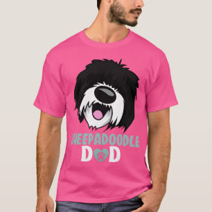Camiseta Sheepadle Dad Adorable Sheepadle Padre Perros Aman