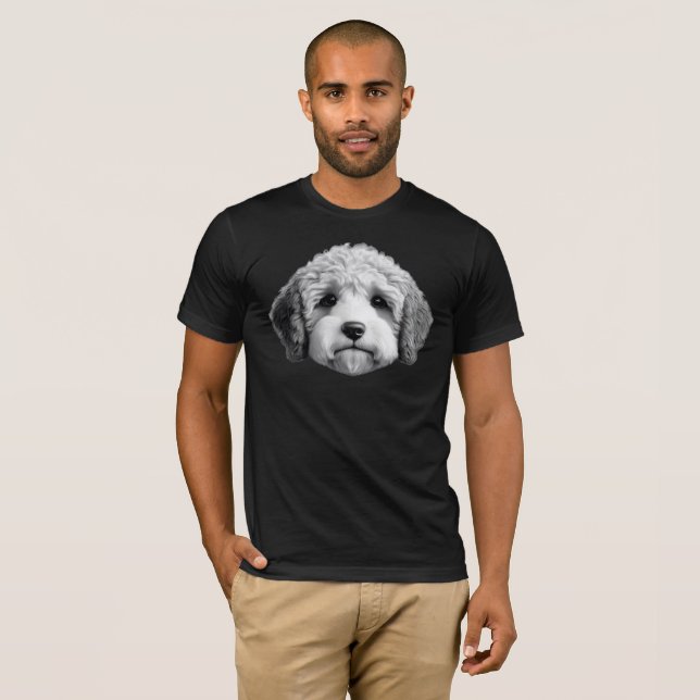 Camiseta sheepadoodle cara linda 2 (Anverso completo)