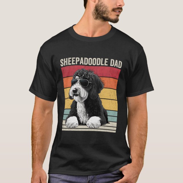 Camiseta Sheepadoodle Dad (Anverso)